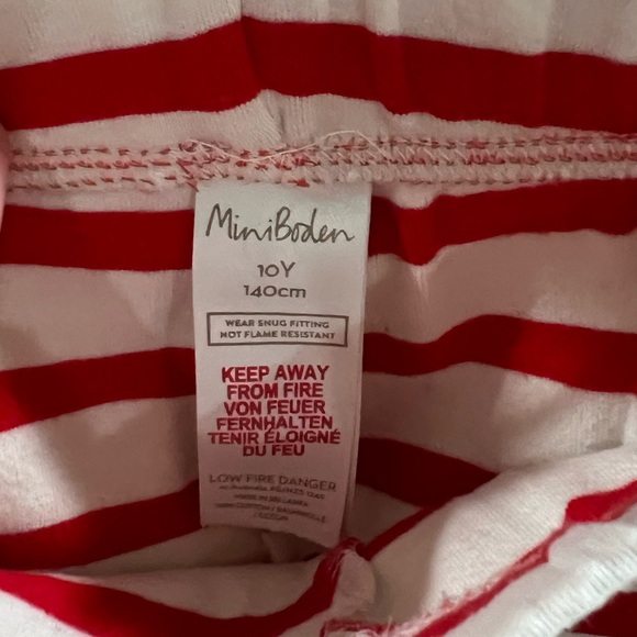 Mini Boden Kid's Holiday PJ Bottoms - Picture 6 of 7